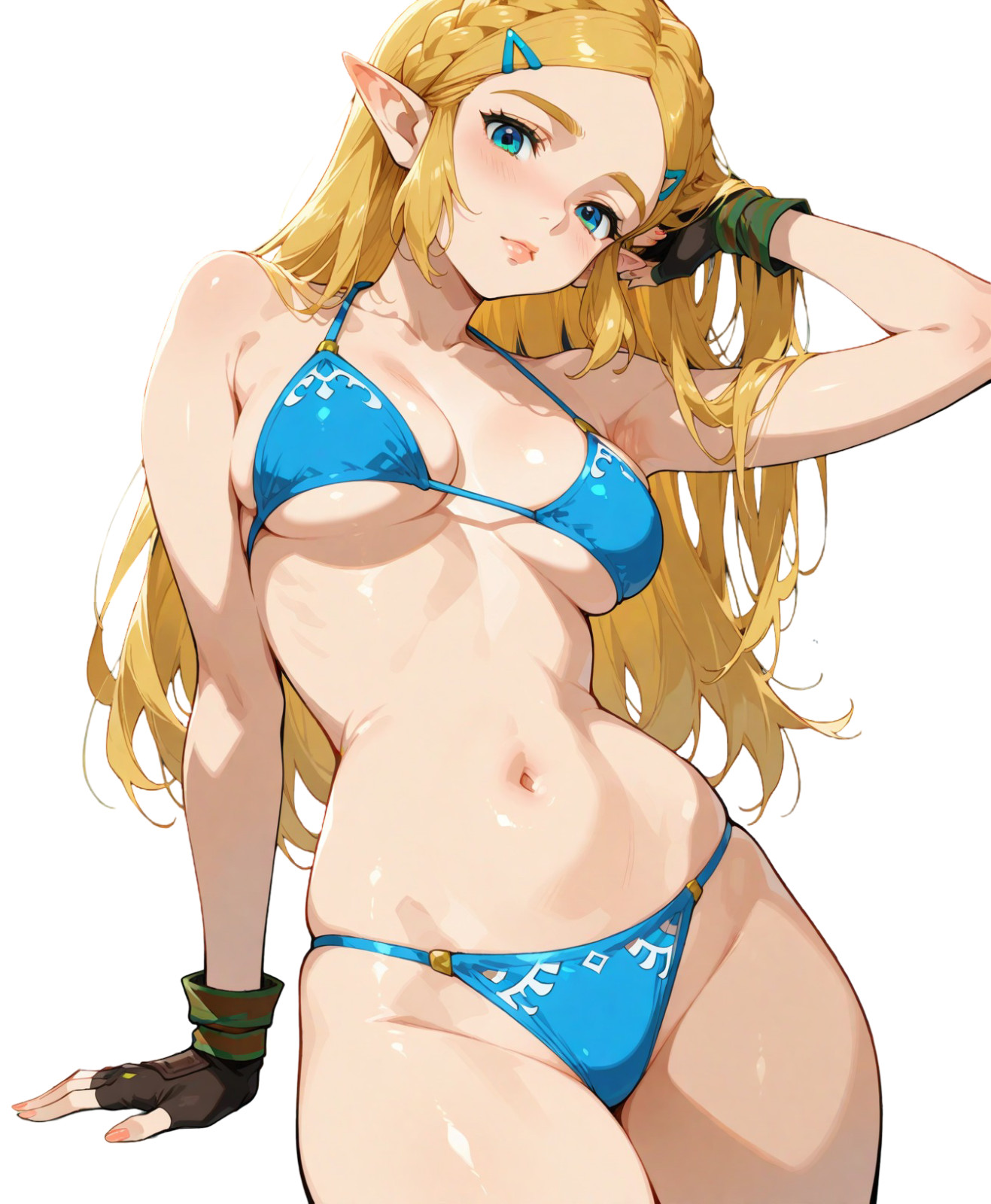 Zelda Waifu Sticker 6" Anime Car Decal Weatherproof