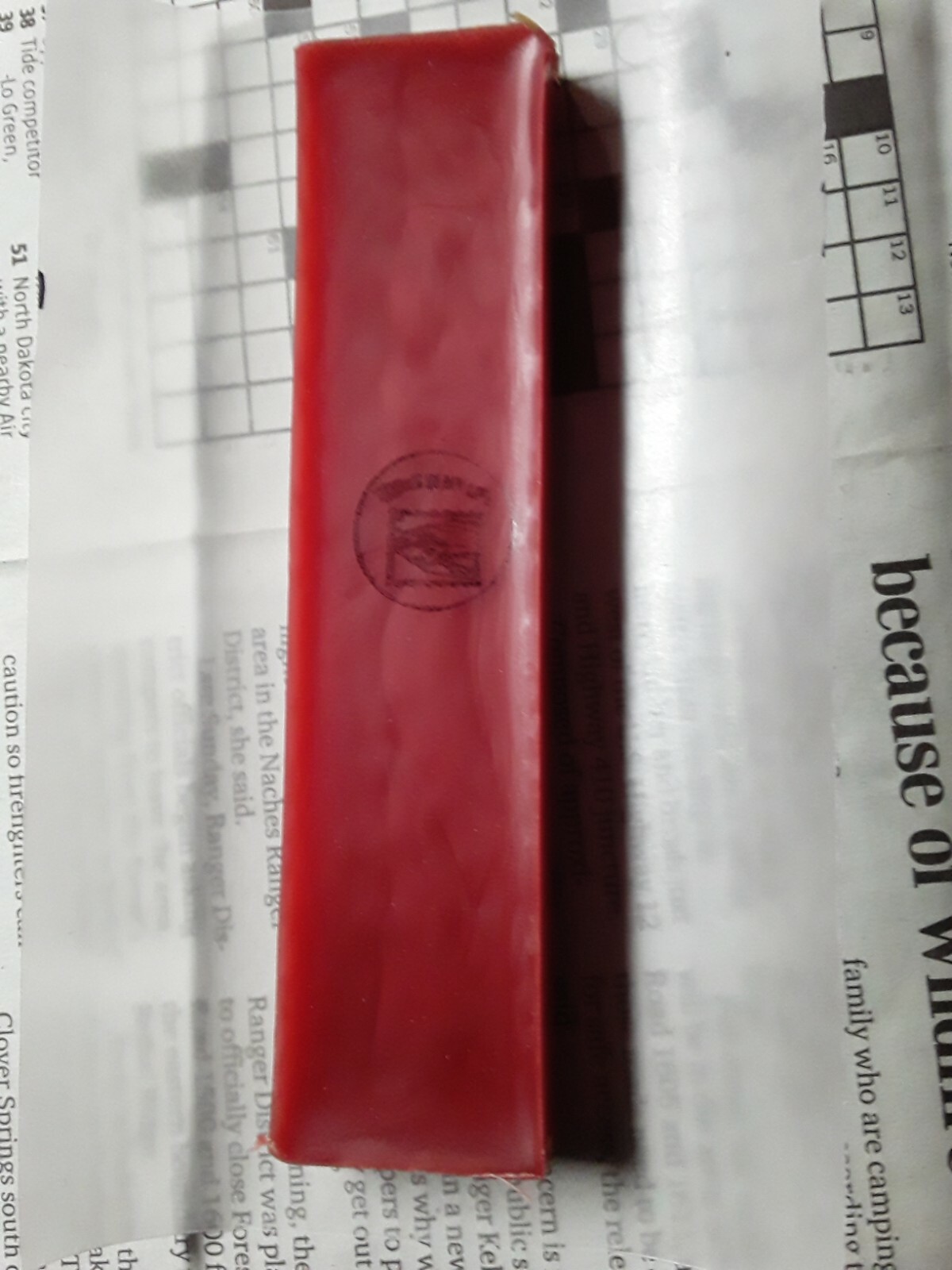 3 Solid Sticks Cast Bullet Lube NRA 50/50 Carnuba Red FREE SHIPPING