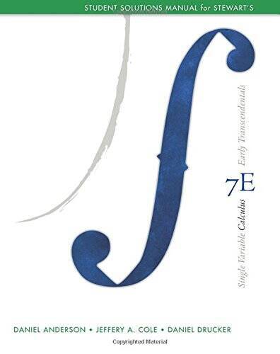 Student Solutions Manual, (Chapters 1-11) for Stewart's Single Variable C - GOOD