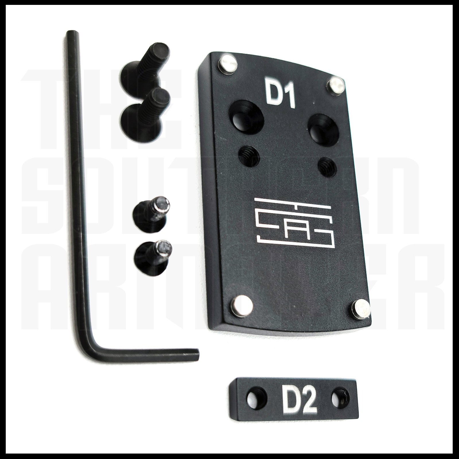 REAR SIGHT OPTIC MOUNT ADAPTER PLATE FOR GLOCK® 17 19 19X 44 45 TO MOUNT RED DOT