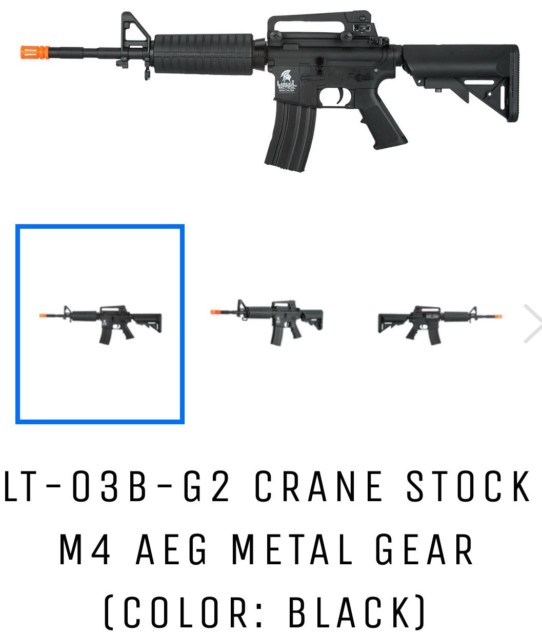 Lancer Tactical M4A1