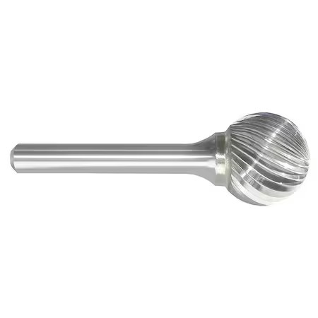Carbide Bur, Ball Shape, 1/8 In, 1/8 Shank,  310-001082