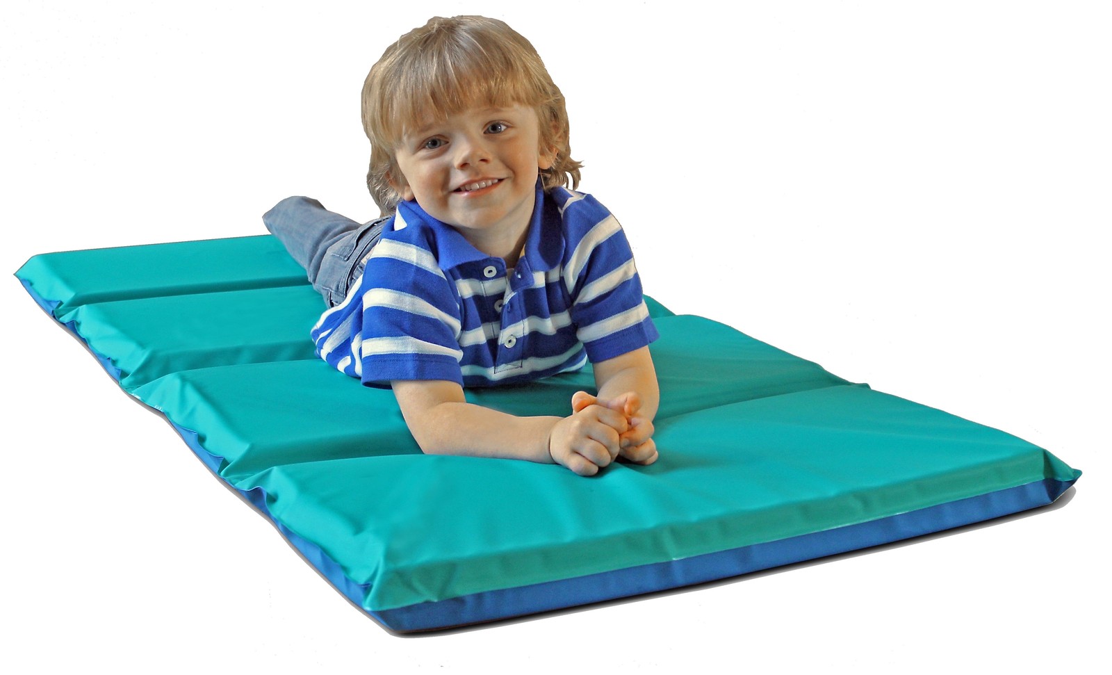 Kindermat Brand-New Unused-Nap Mat-2" Thick, Blue and Teal-1 Unit per Package-Ag