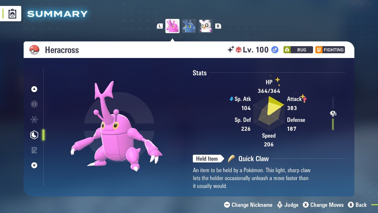 Pokémon Legends: Z-A Shiny Heracross 6iv ✨Max EV✨ALPHA