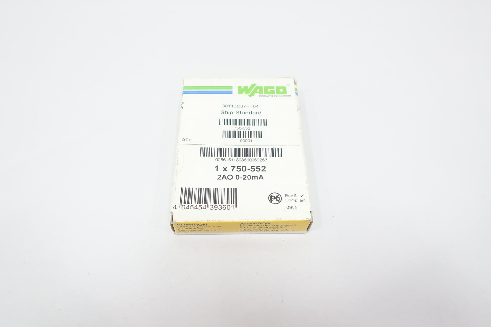 Wago 750-552 Analog Output Module