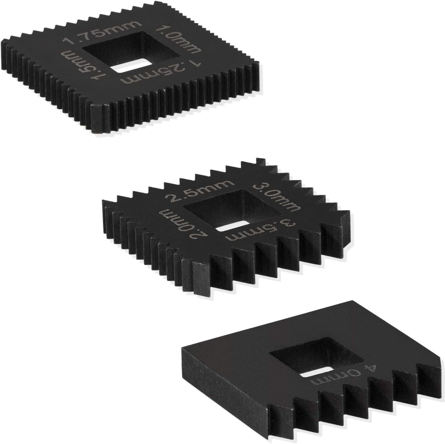 Metric Die Set for Universal Outside Thread Chaser to OTC 202817 3PCS Pitch Dies