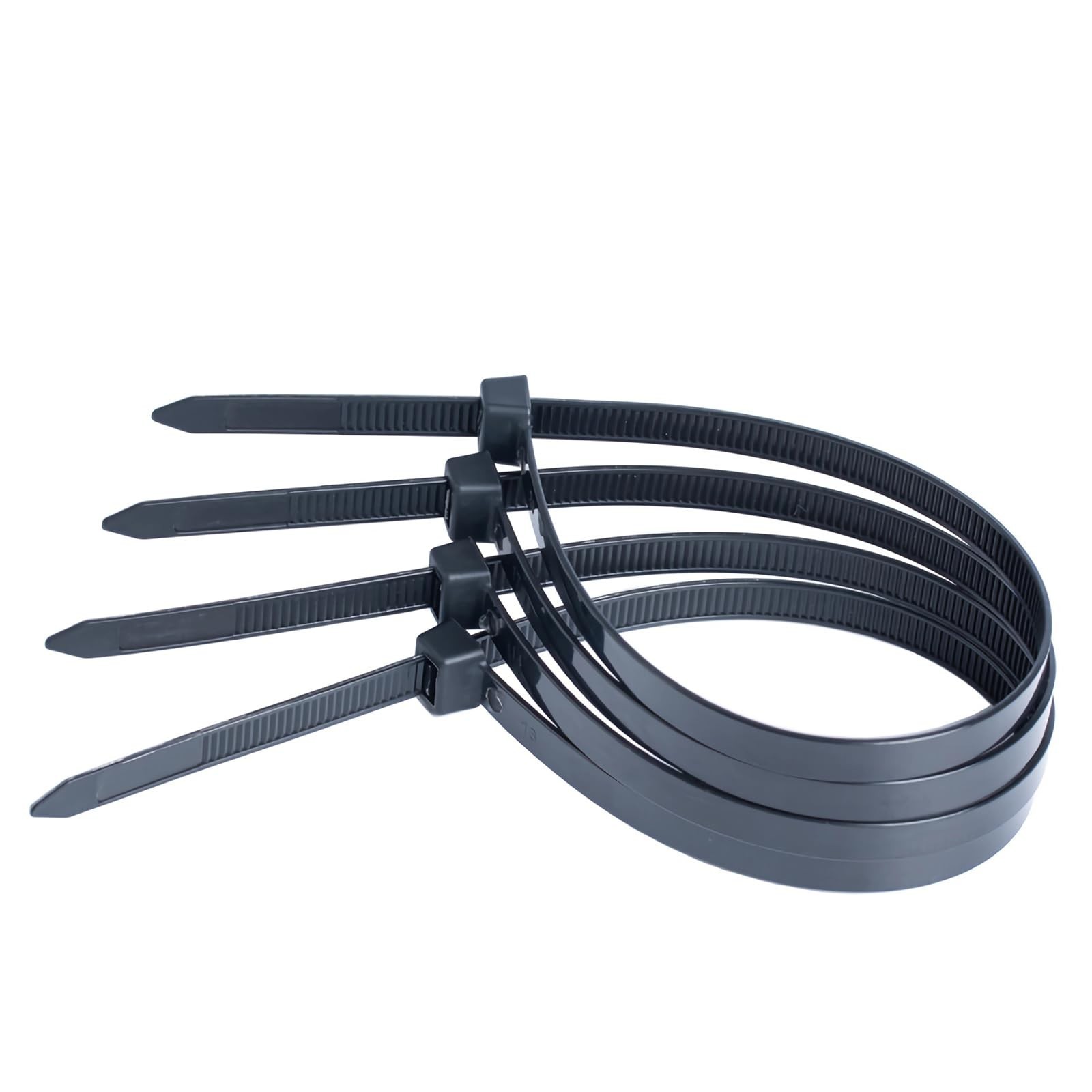 14 Inch Heavy Duty Cable Ties - 60lb Tensile Strength, Weather Resistant Outd...