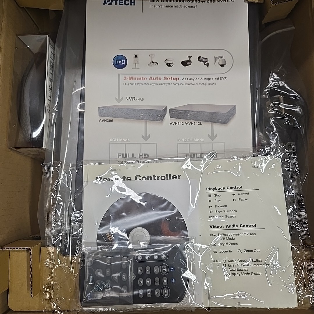 AVTECH AVH304 4CH Push Video HD Network Video Recorder