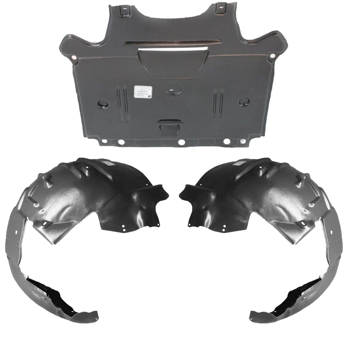 Front Fender Liner & Engine Under Cover Set For 2009-2013 Audi A4 S4 AU1228121