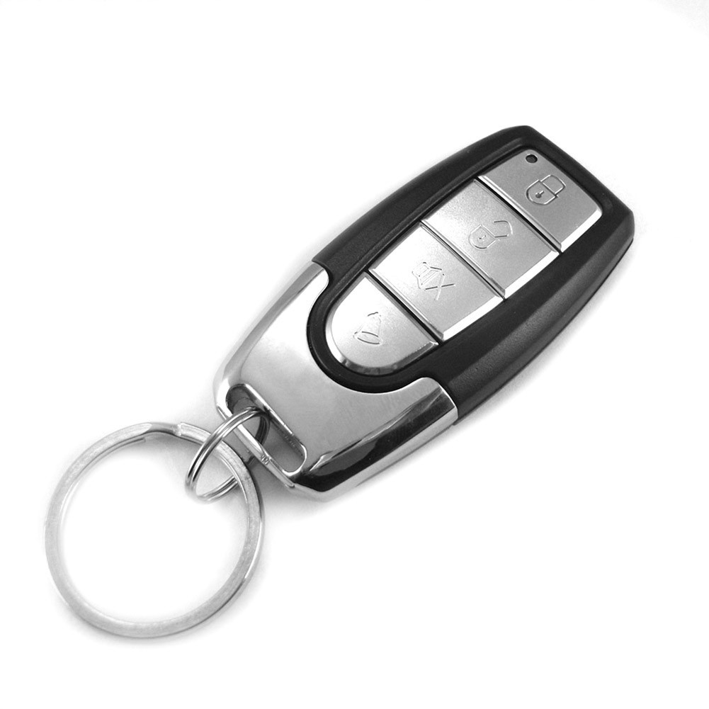 Car Remote Keyless Entry Vibration Alarm Security System W/2 Remote Control Kit