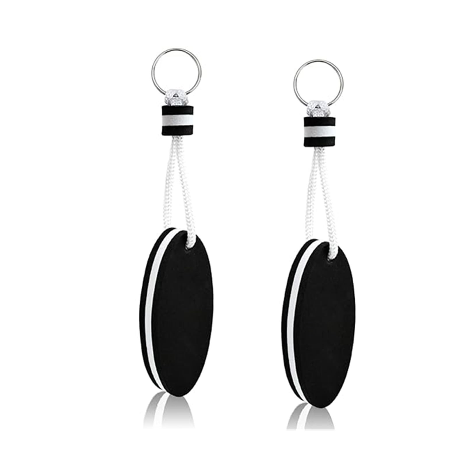 QYM 2 Pieces Floating Keychain, Float Buoy Boat Key Ring Buoyant Sports Key C...