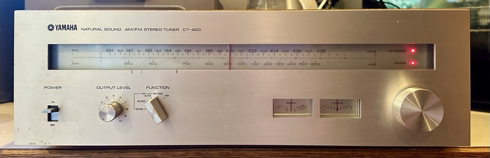 Yamaha Natural Sound Stereo Tuner Ct-400 from Japan