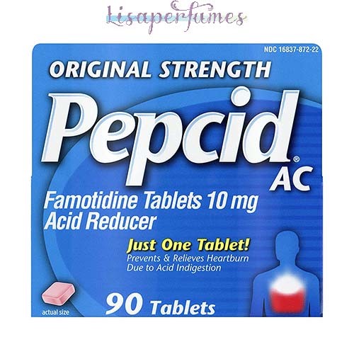 Pepcid AC Original Strength Acid Reducer 90 Tablets NIB