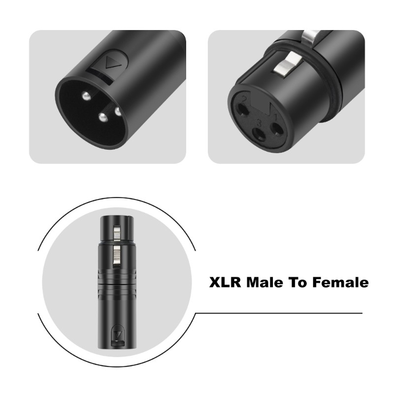 3Pin Adapters Coupler for Mixing Consoles Power Home Theater Systems