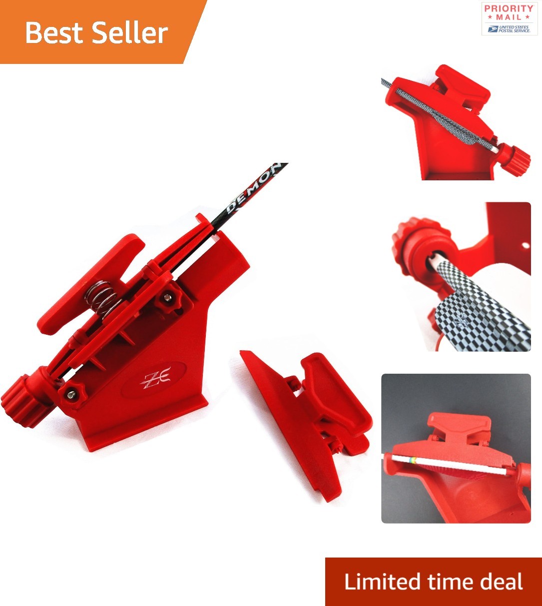 Compact Archery Fletching Jig for Personalized Arrow Crafting - 5.40 inch Height