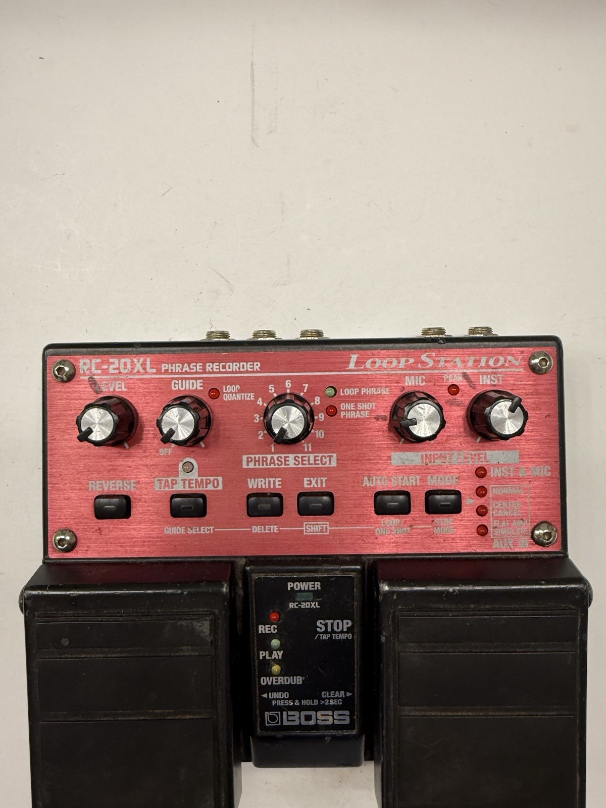 Boss RC-20XL Loop Station Phrase Recorder Sampler Guitar Effect Pedal + PSU