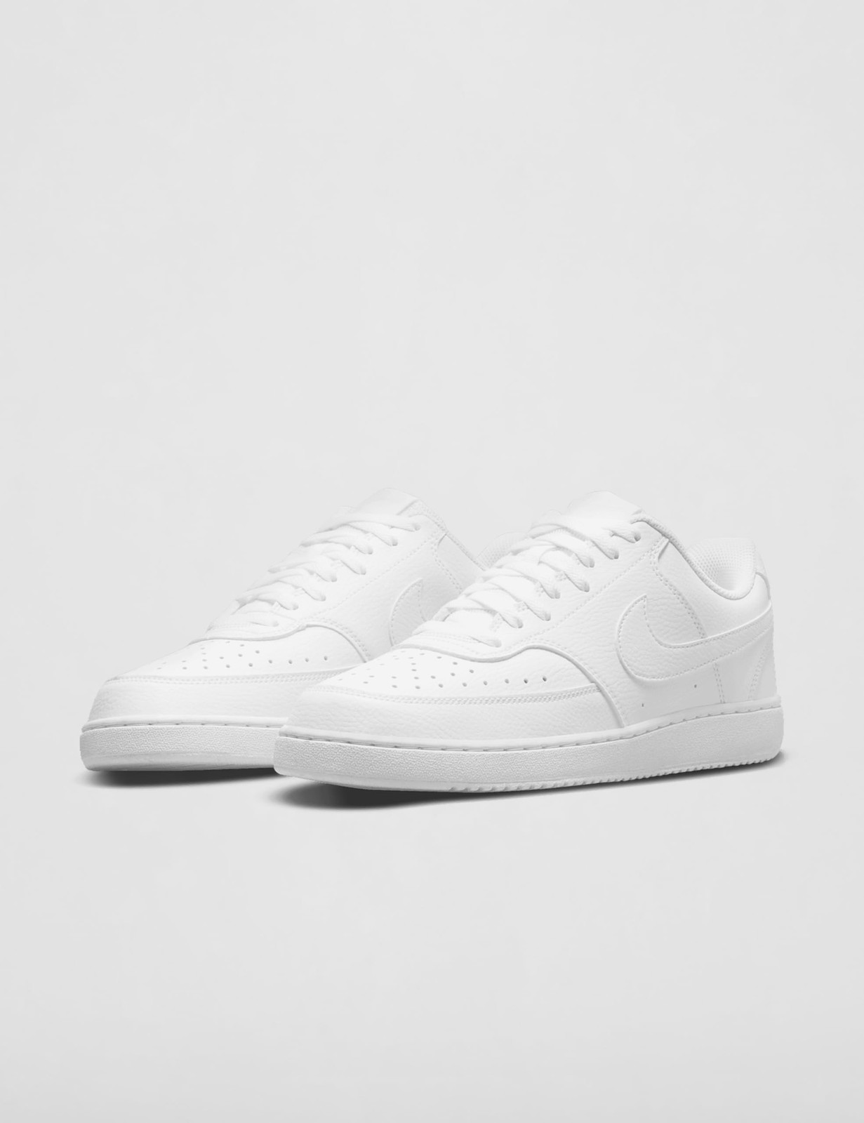 Nike Court Vision Low Next Nature Shoes, White/White-White, MEN'S/WOMENES new