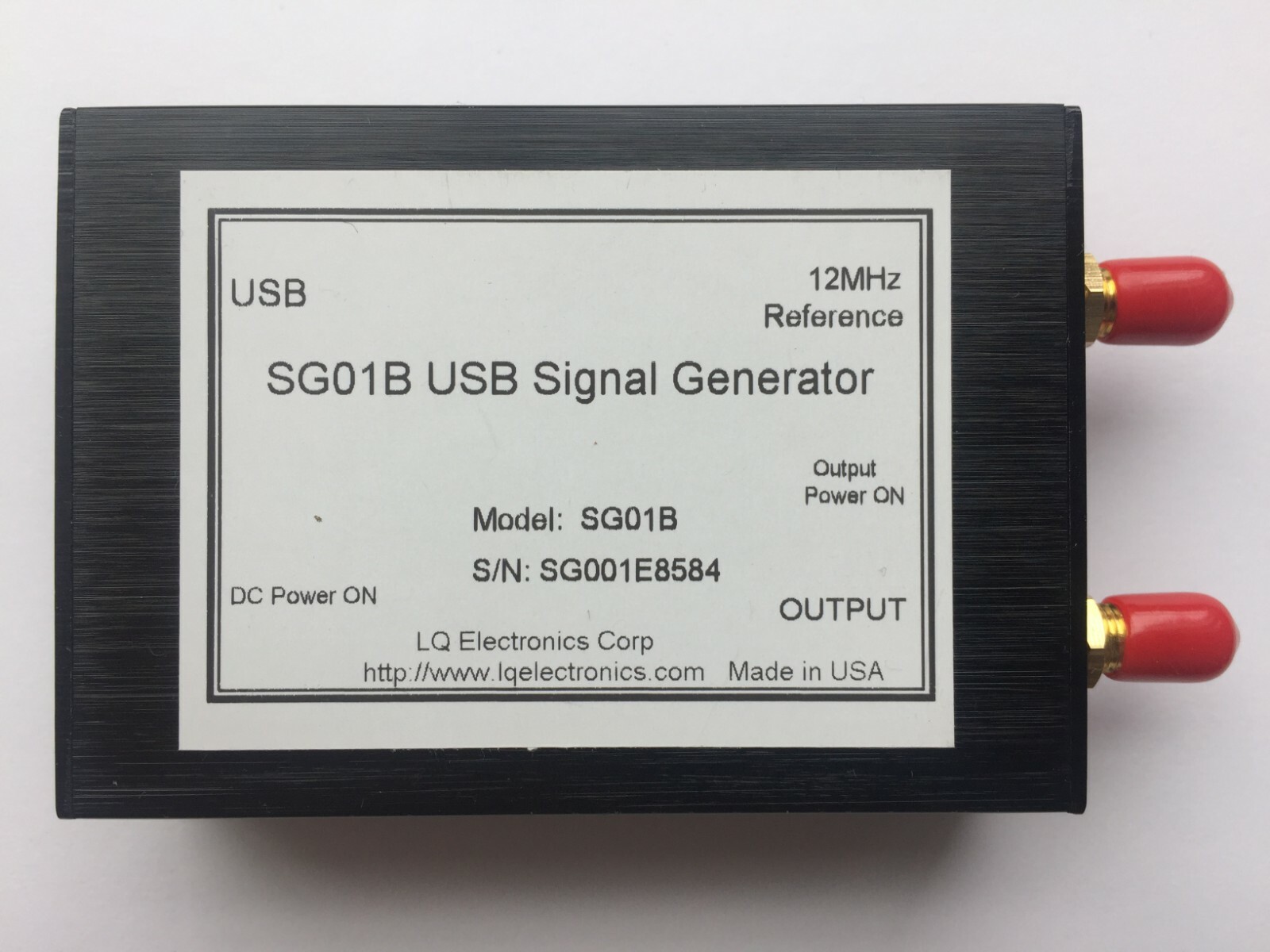 SG01B USB Signal Generator 40M~3200MHz --- Made in USA