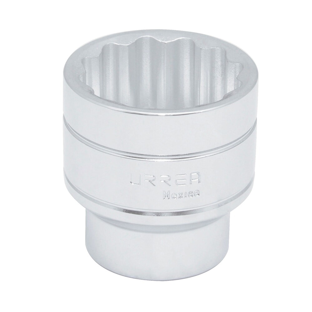URREA 5434M 1/2" Drive Chrome Standard Socket 12 Point 34 mm