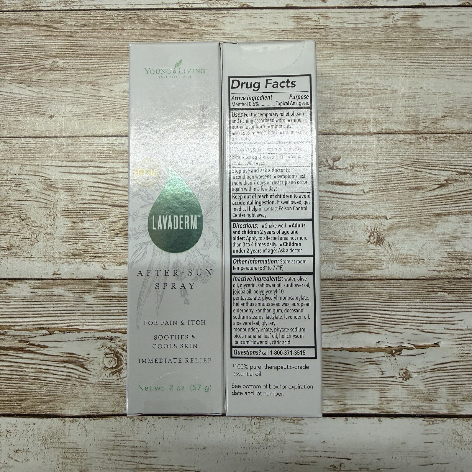 Lot Of 2 Young Living Lavaderm After-Sun Spray 57g New Old Stock