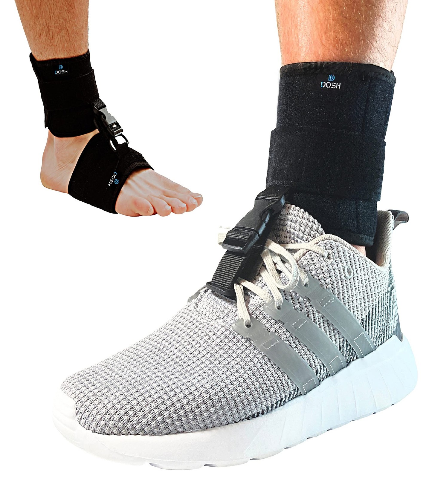 Dosh AFO Foot Drop Brace - for Walking - One Size, Black
