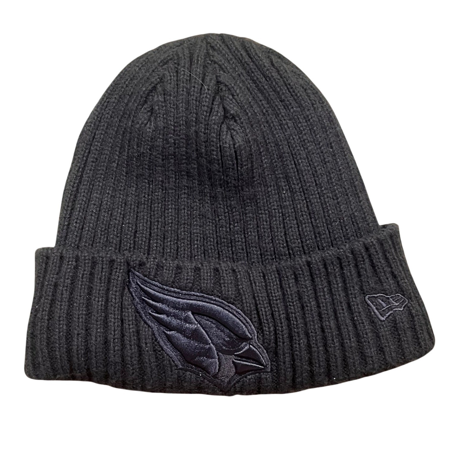 Arizona Cardinals Youth Black Knit Beanie Fleece Lined New Era Winter Hat