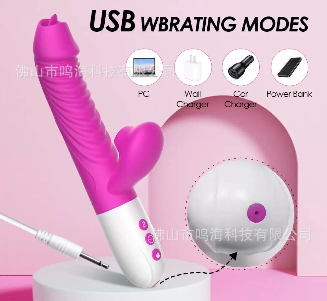 Lady Magic Wand Personal Massager Vibrator Neck Body Massage Multi-speed 2pcs