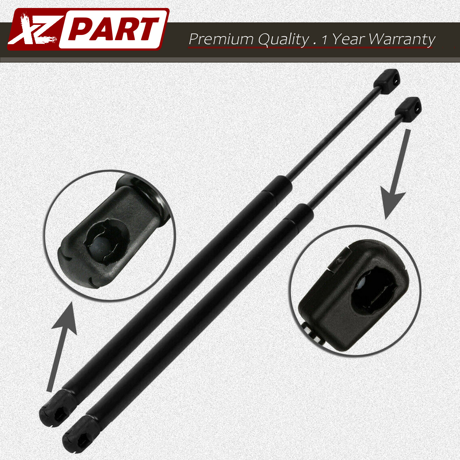 Qty2 Rear Trunk Lift Support Shock Struts Fits 2004-2010 Toyota Sienna 5-Door