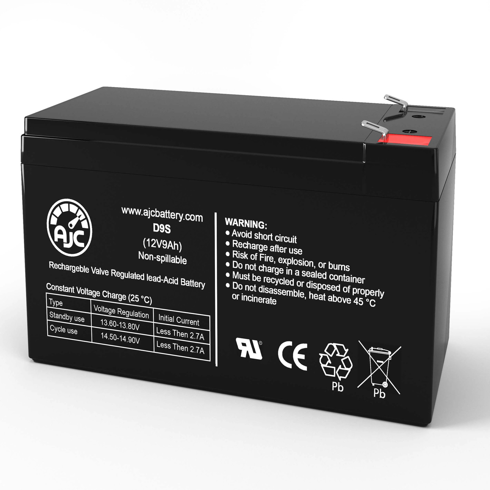 AJC Battery Compatible with PowerVar Security Plus 10000VA ABCDEF10.0-22 Battery