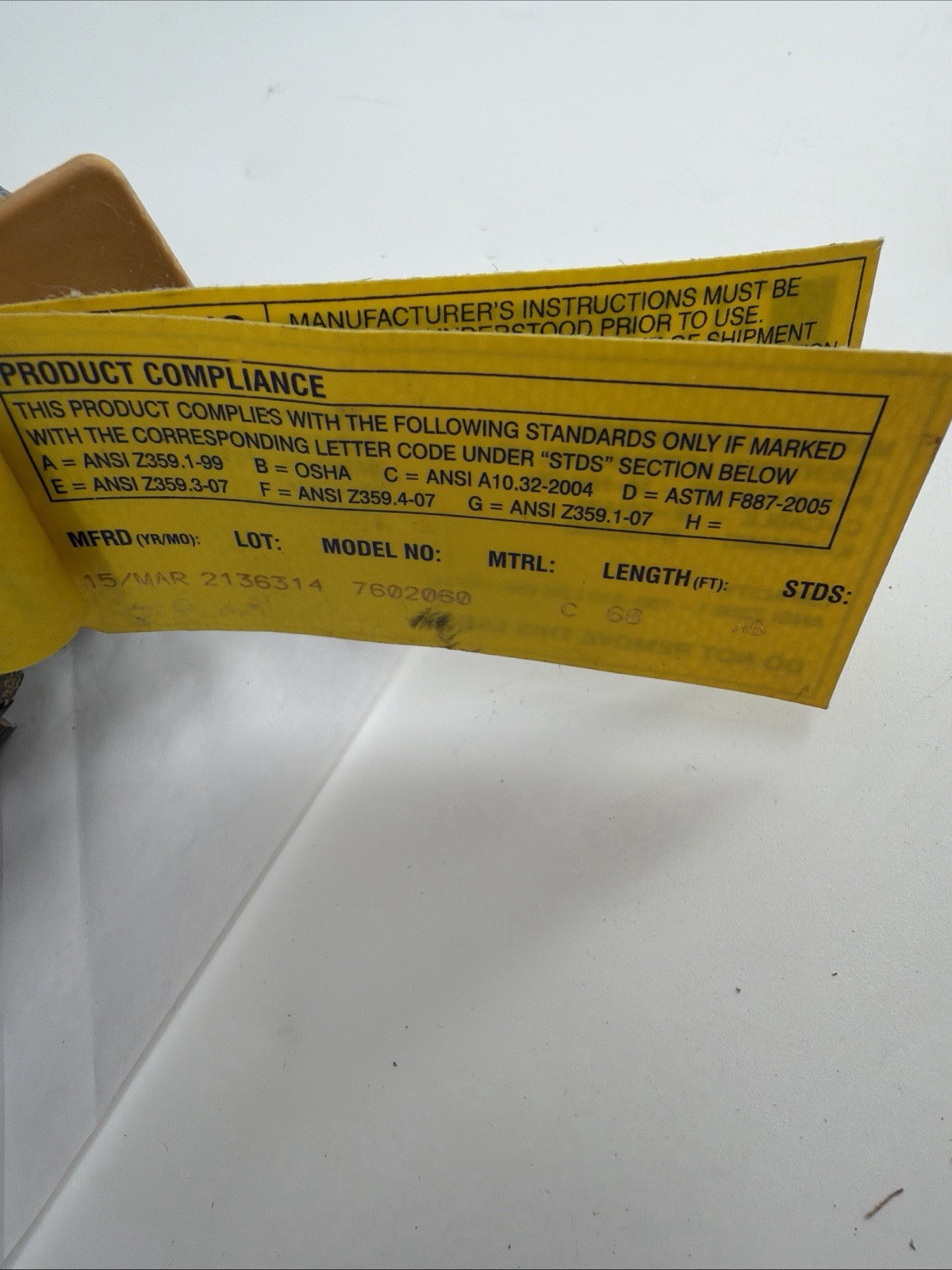 3M DBI-SALA 7608007 Cable Horizontal Lifeline System, HLL System, 60 Ft Length