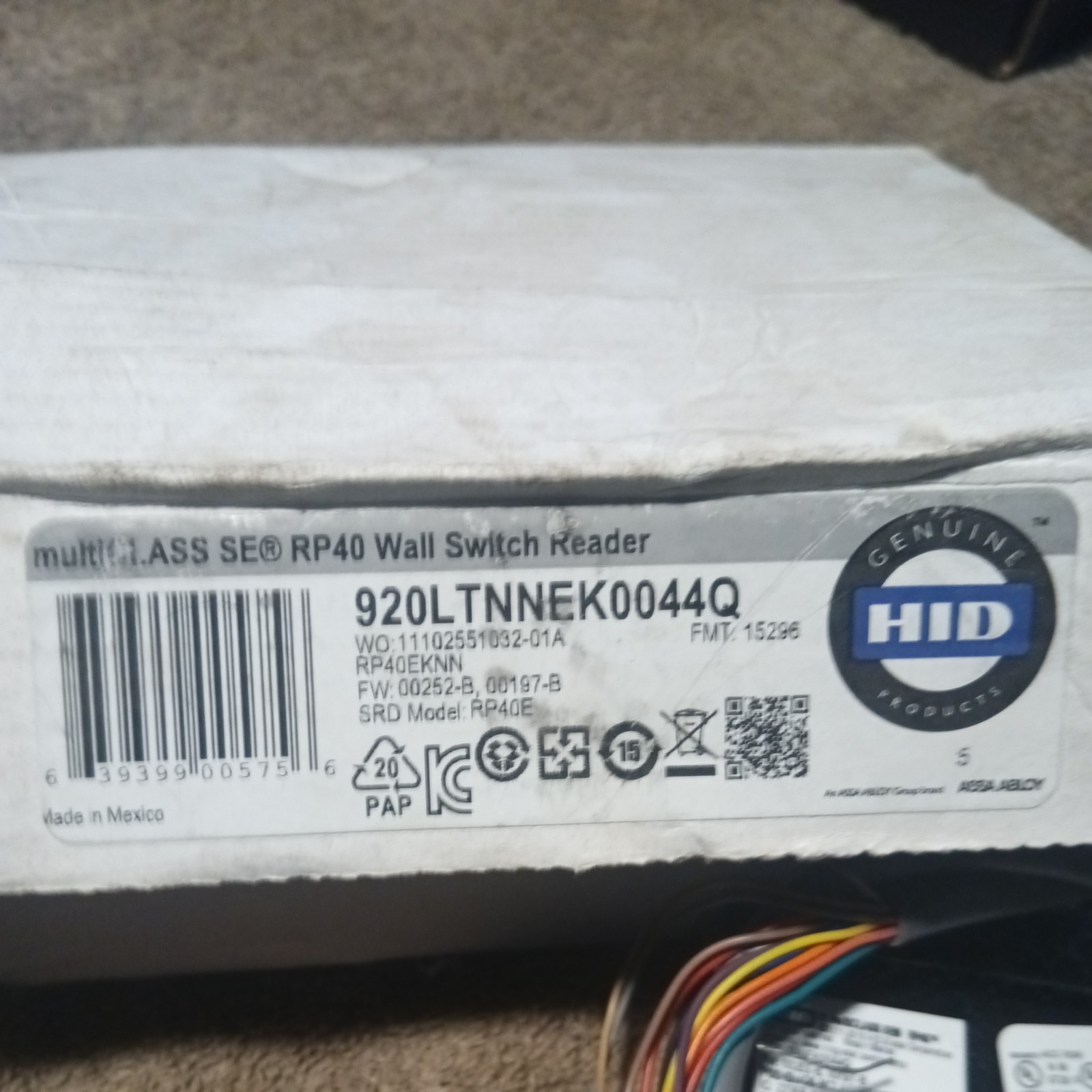 HID 920LTNNEK0044Q RP40 MultiCLASS Reader