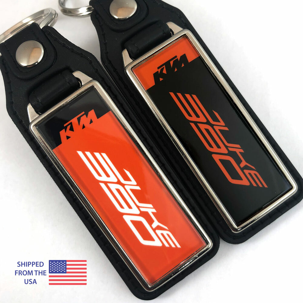 For KTM Duke 390 Key Fob Key Ring Keychain (2-Pack)