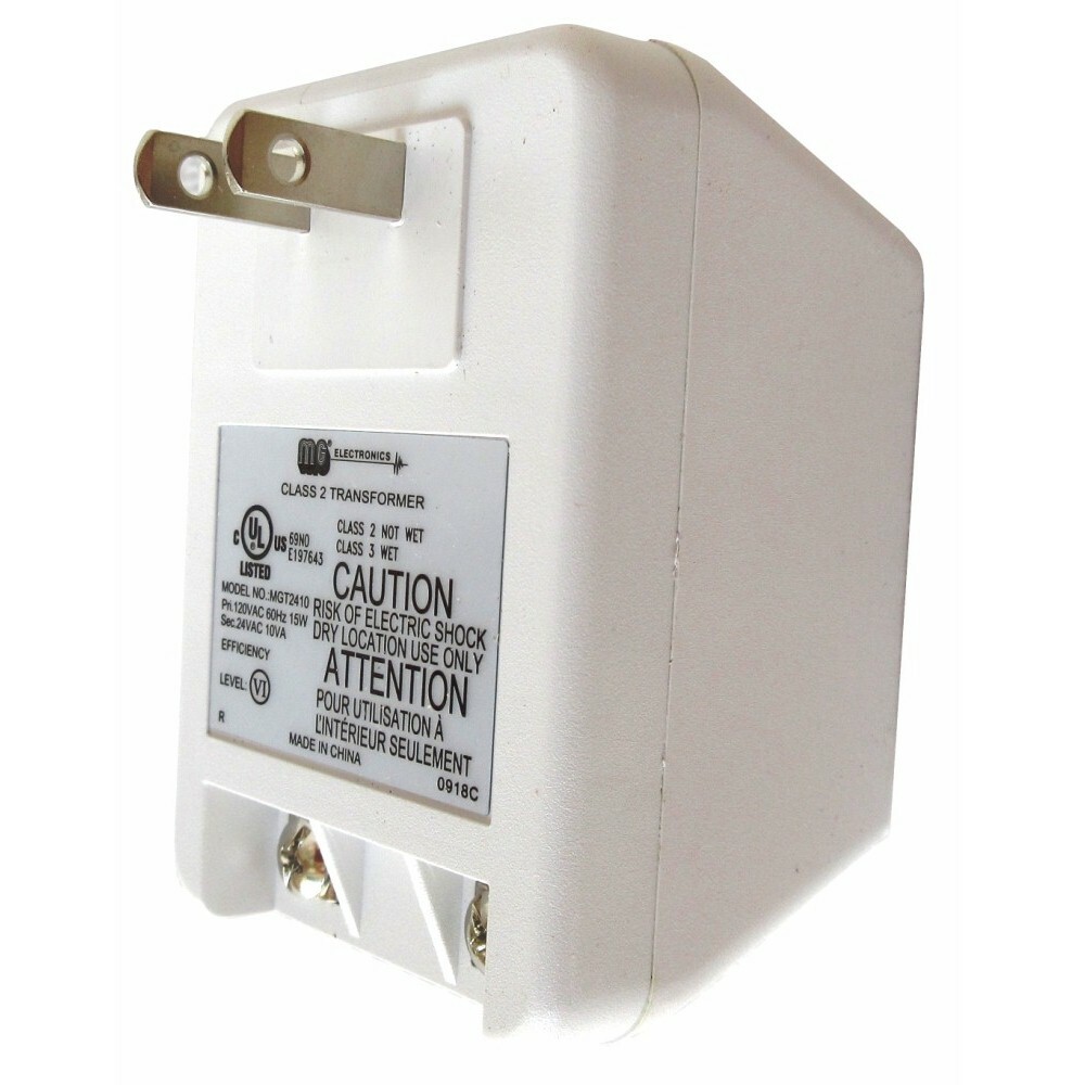 MG Electronics  MGT2410 Transformer 24 VAC 10 VA Class 2 UL Listed NEW IN BOX