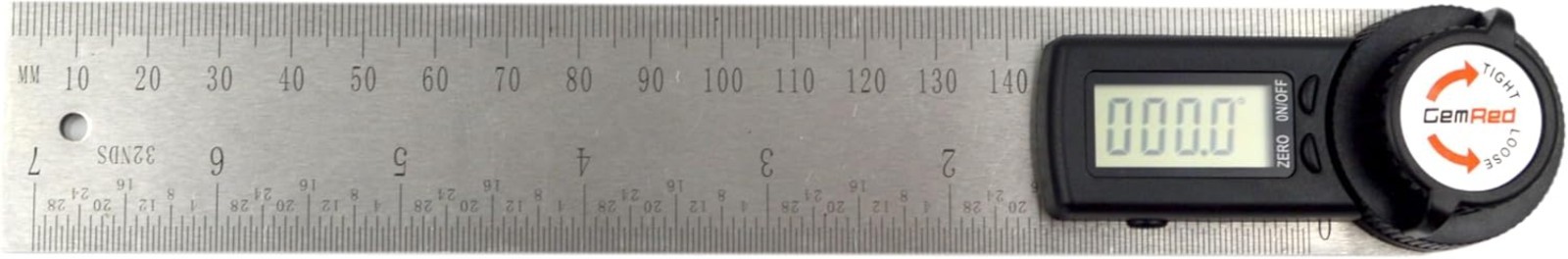 New Digital Angle Finder Stainless Steel 7inch Black Button