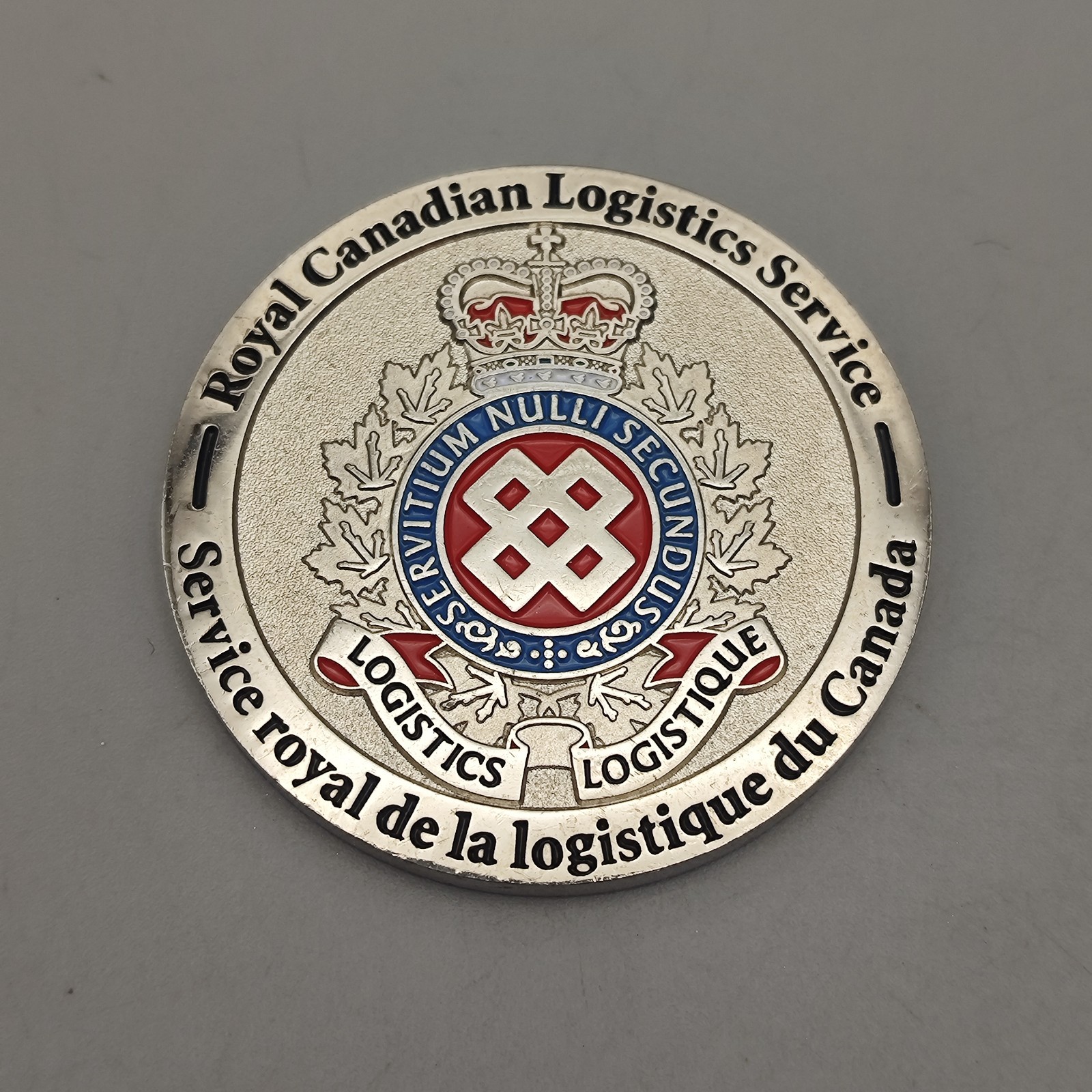 Royal Canadian Logistics Service Logistics Officer Challenge Coin