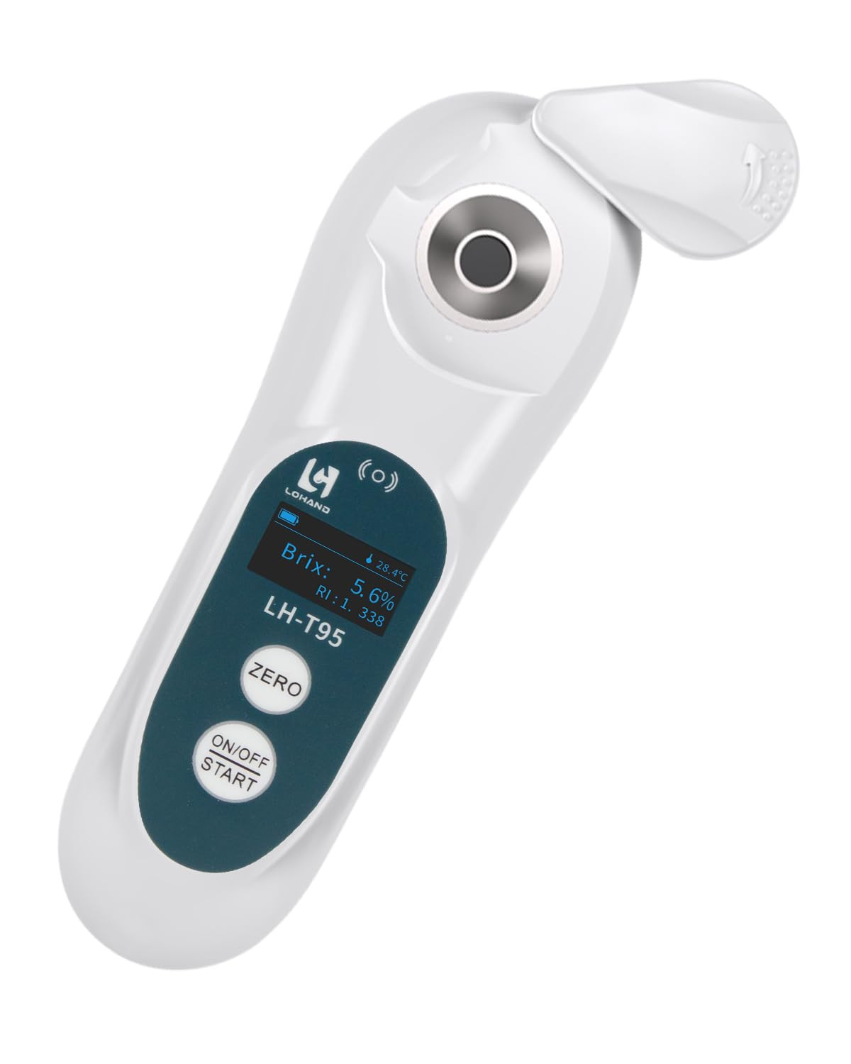 3-In-1 Digital Brix Refractometer with Atc/Refractive Index(Ri), 0-95% Sugar Con