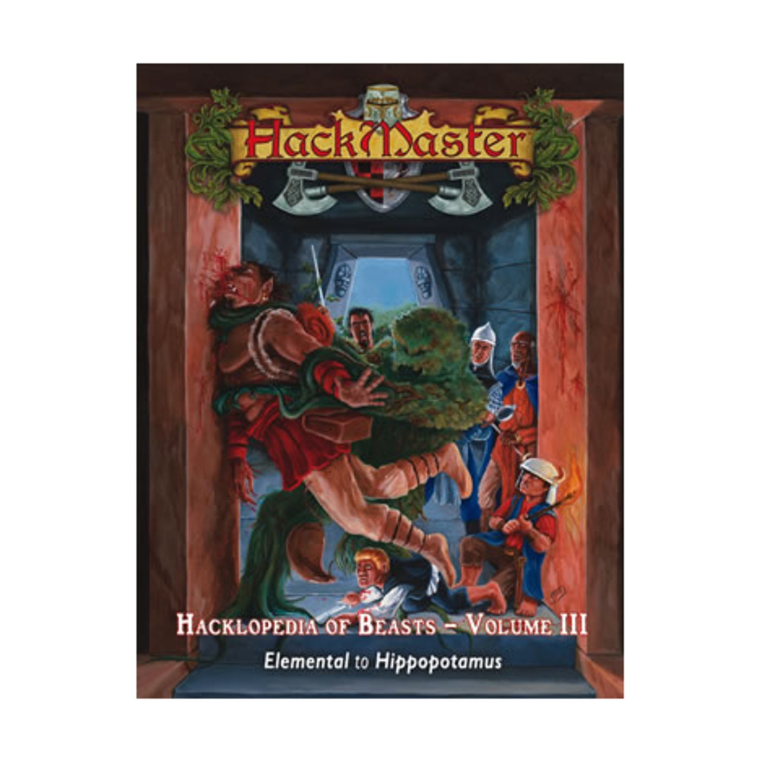 Kenzer HackMaster 4th E  Hacklopedia of Beasts #3 - Elemental to Hippopota VG+