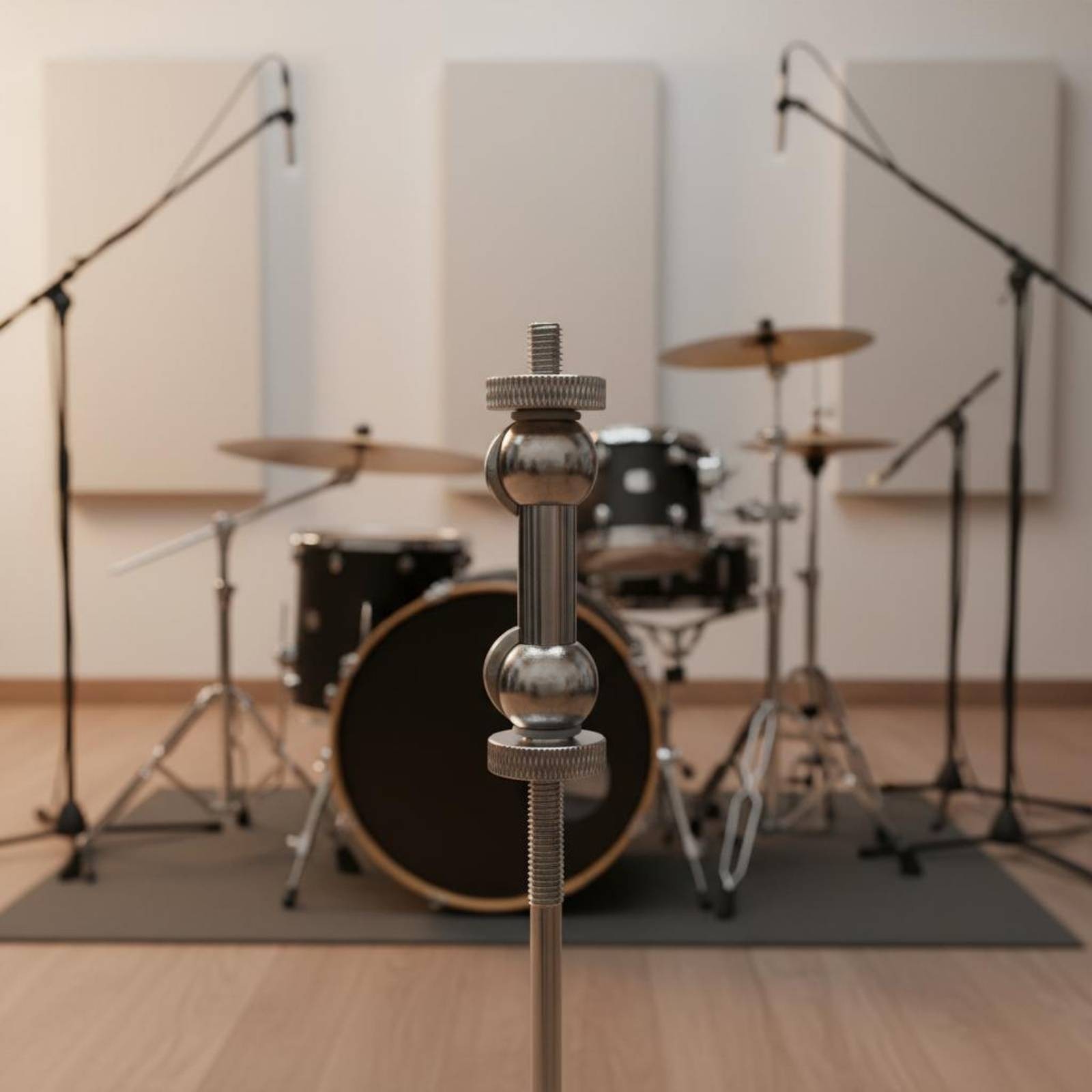 40 Pieces Non-Loosening-Loosening Nut Silver-Gray Drum Stand Hardware