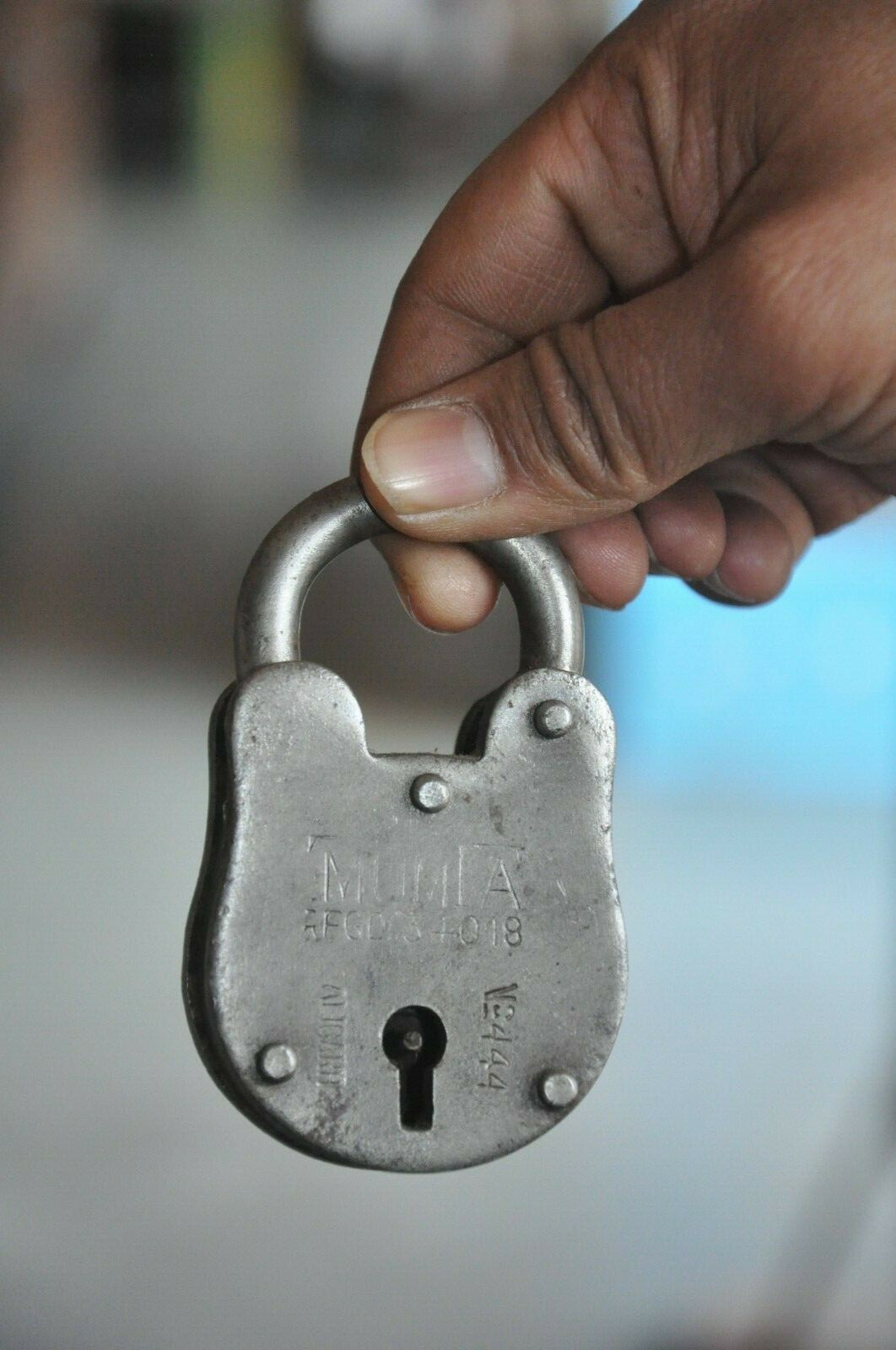 2 Pc Vintage Iron Unique Different Shape Handcrafted Padlocks