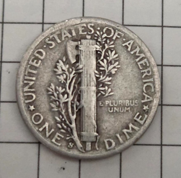 1943-S Mercury Dime- Silver- Scarce Better Date