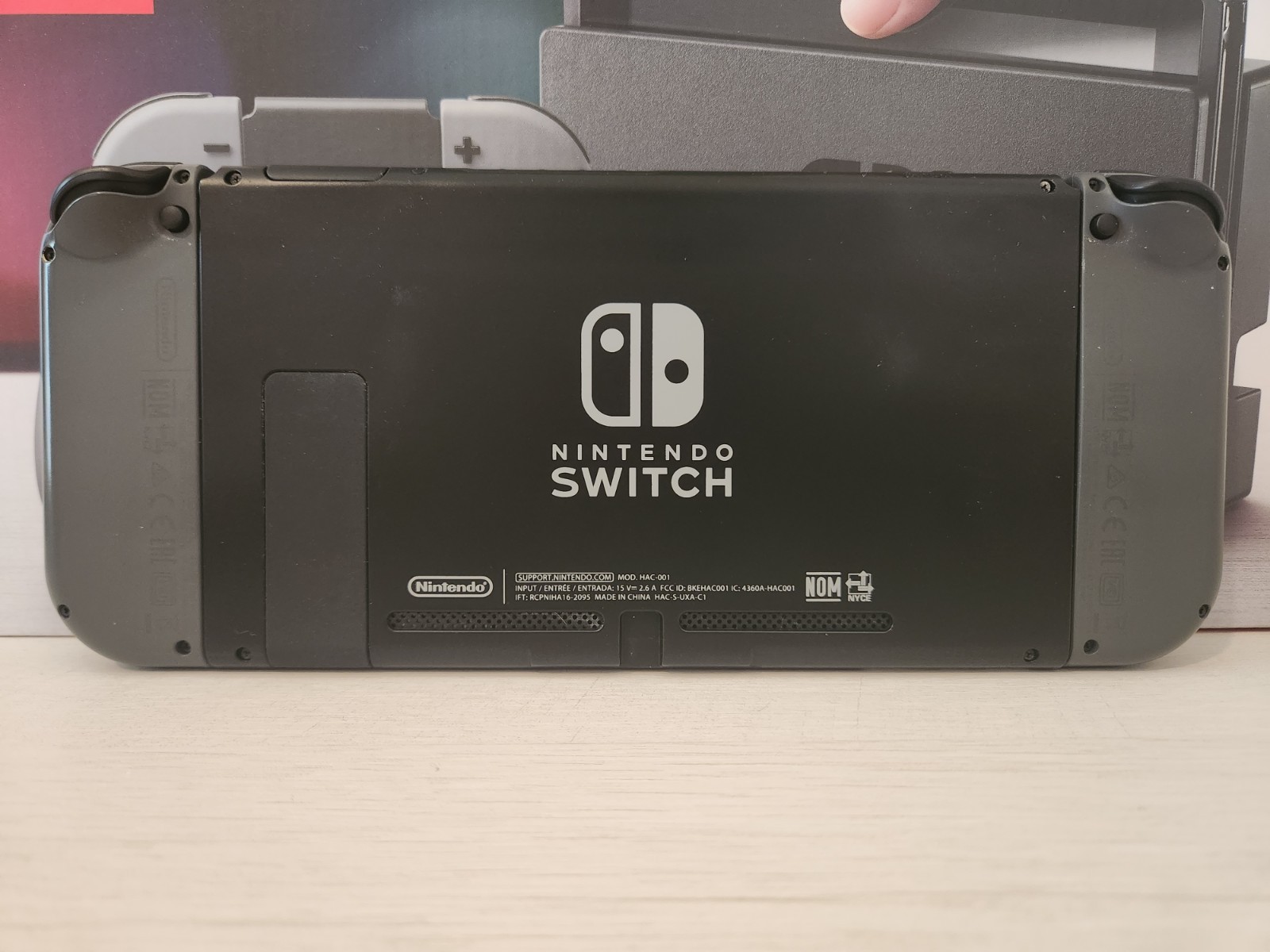 Nintendo Switch 1 Console V1 HAC-001 Gray Joy-Cons with Accessories