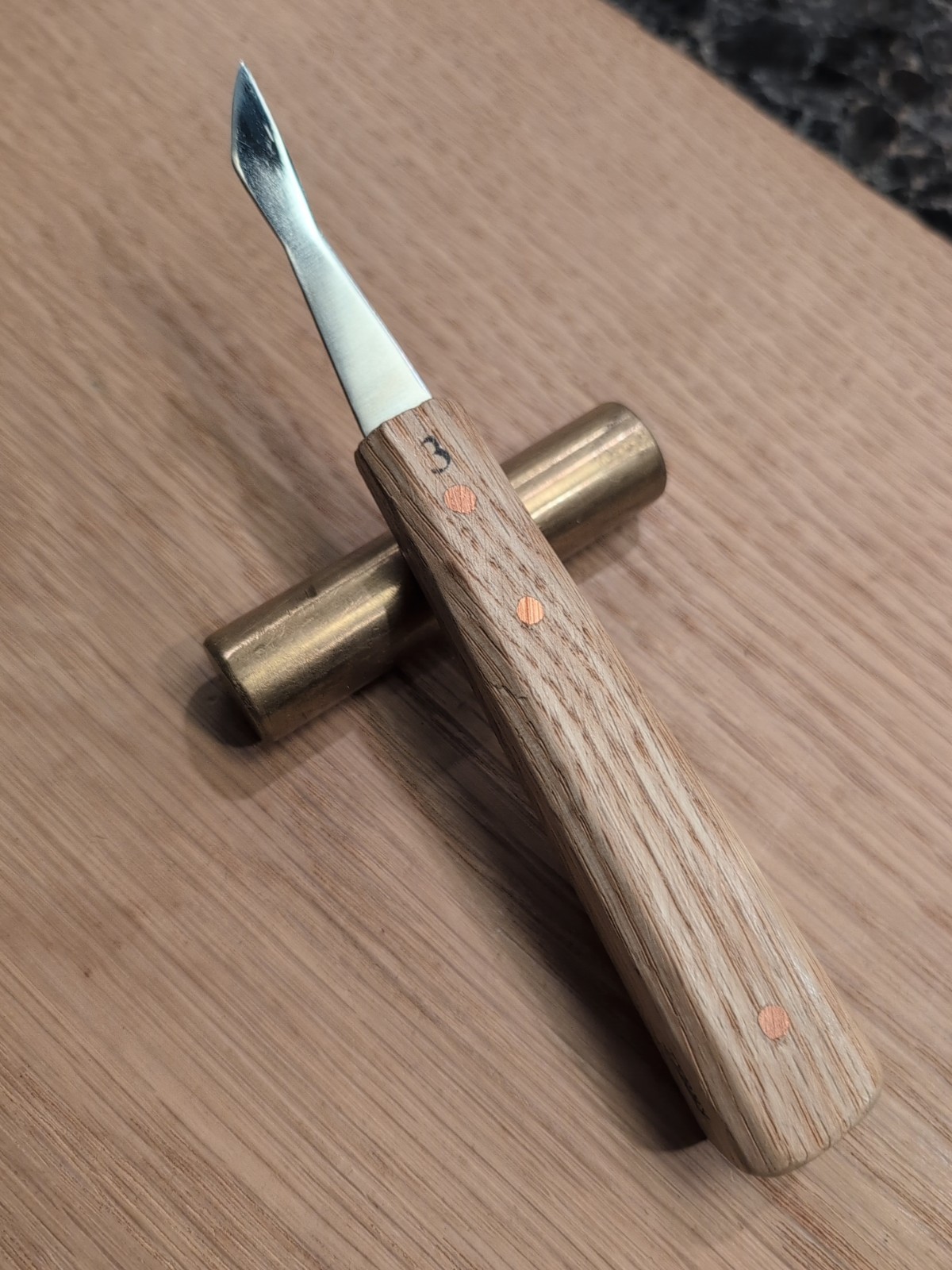 Original Denny #3 Skew Gouge Carving Tool