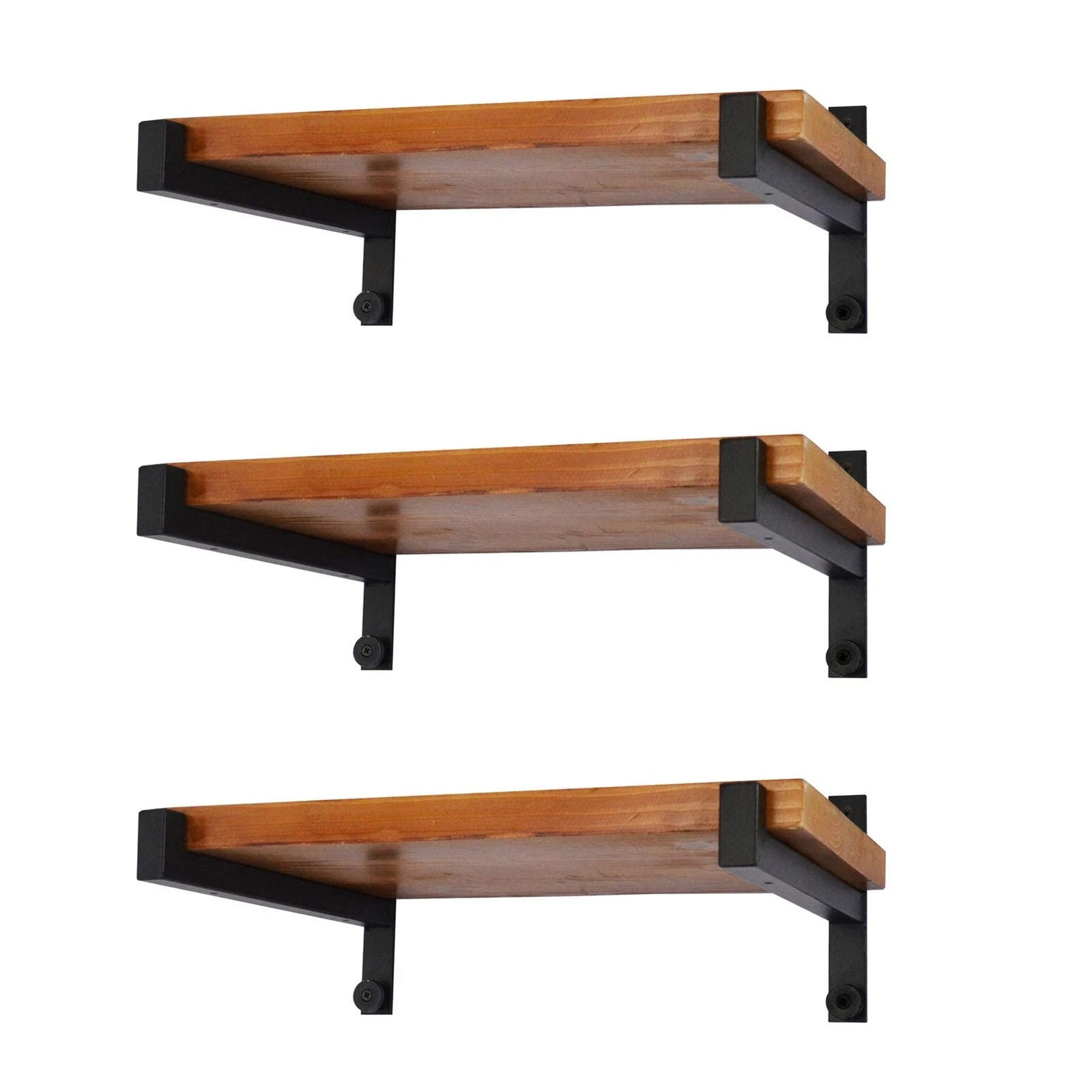 6 Pcs Heavy Duty Shelf Brackets 6 Inch Wall Mounted Industrial Metal Shelving...