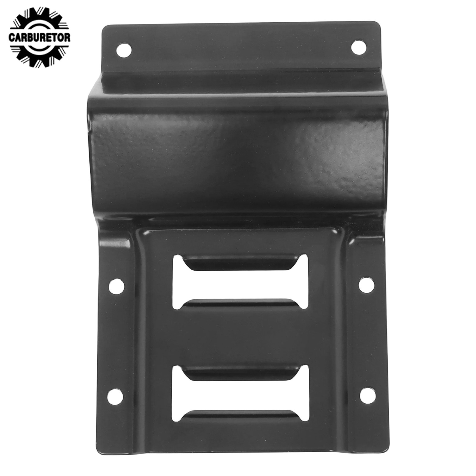 For Trailers Black E Track Wheel Chock Set & 6' Red Ratchet Straps Polyester