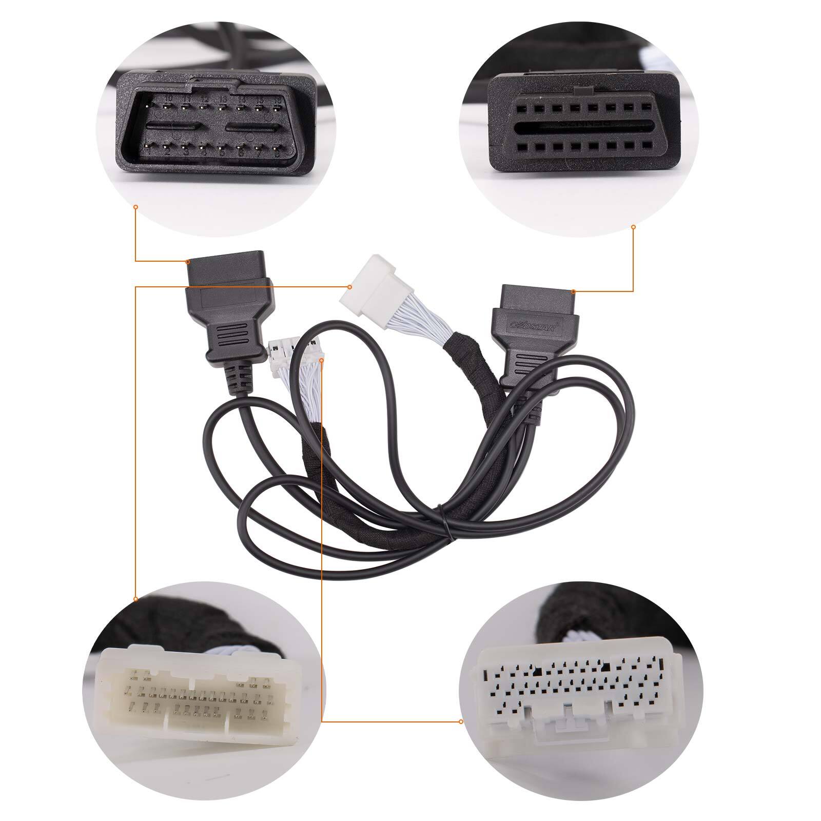 OBDSTAR for Toyota-30 V2 Cable For Toyota 8A-BA 4A-BA All Keys Lost / Cluster
