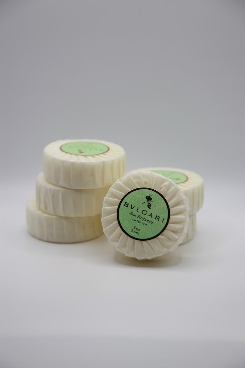 BVLGARI au thé Vert ( Green Tea ) Soap - 1.7oz / 50g Pack Of 3 NEW