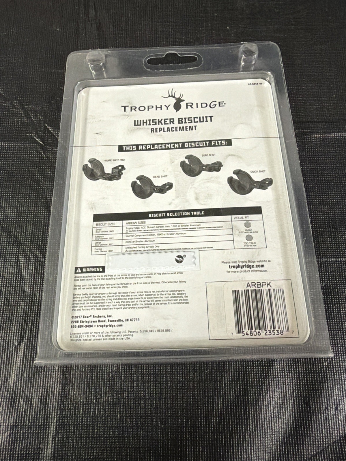 Trophy Ridge Whisker Biscuit Replacement Pink Medium