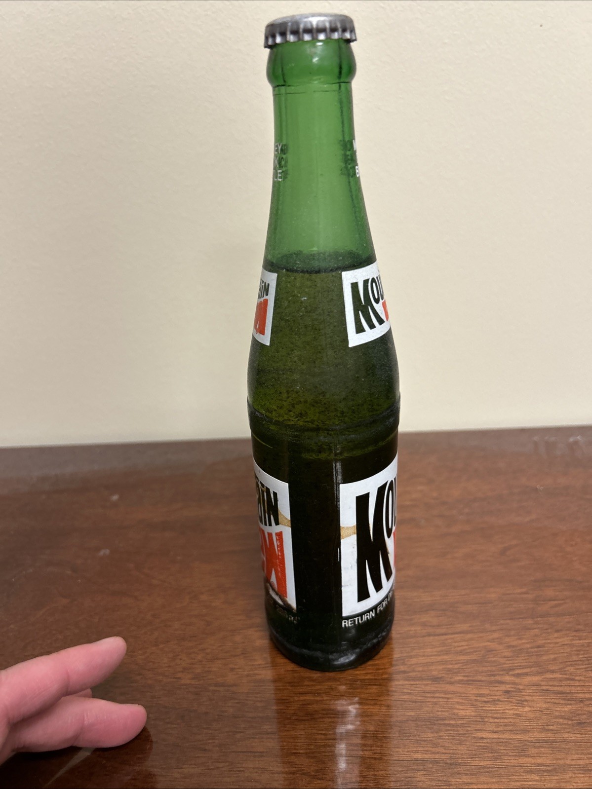 UNOPENED 1970s Mountain Dew Bottle!!!!!