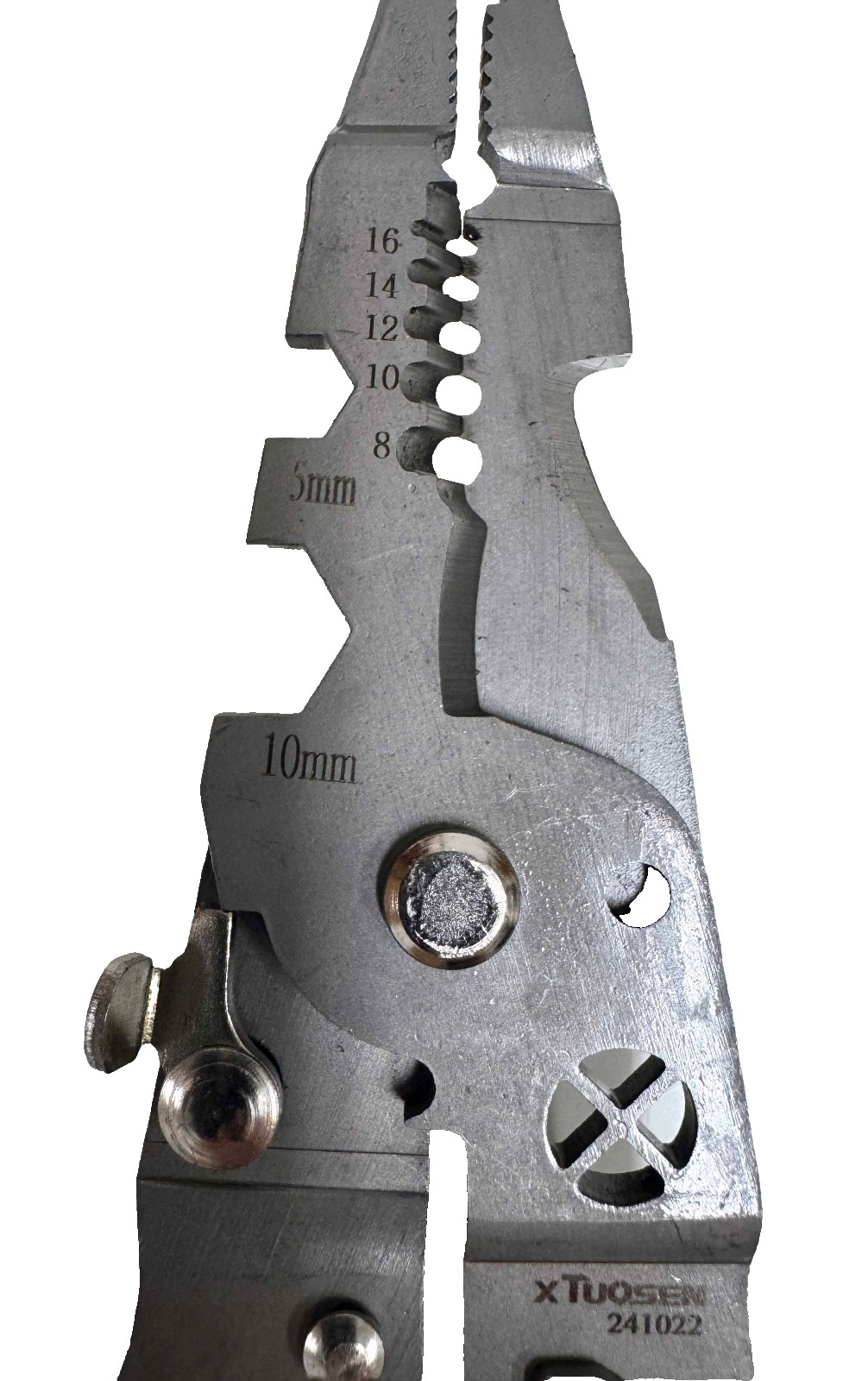 New 21-in-1 Foldable Wire Stripper,Multi-function Wire Stripping Cable-Cutter