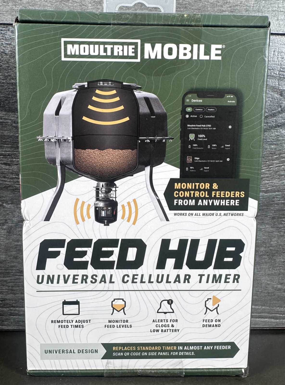 Moultrie Mobile Feed Hub Universal Cellular Timer #MMF-15088